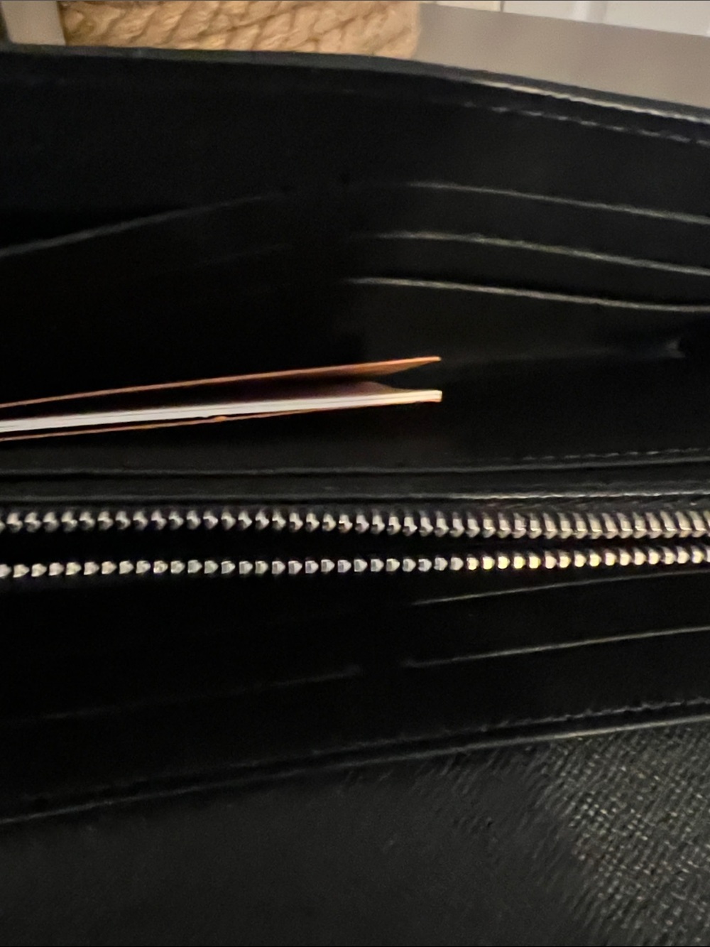 Louis Vuitton Black Epi Leather Continental Snap Wallet - Picture 5 of 9